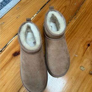UGG Tan Ankle Booties